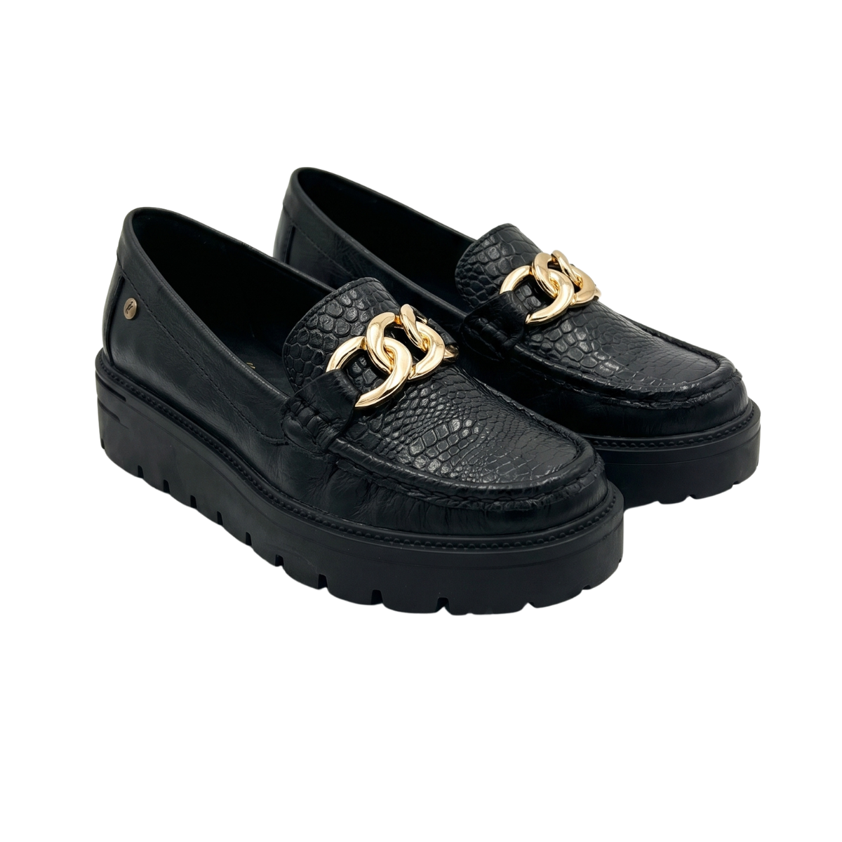 Mocasines para mujer, de vestir, en cuero, cómodos con suela antideslizante