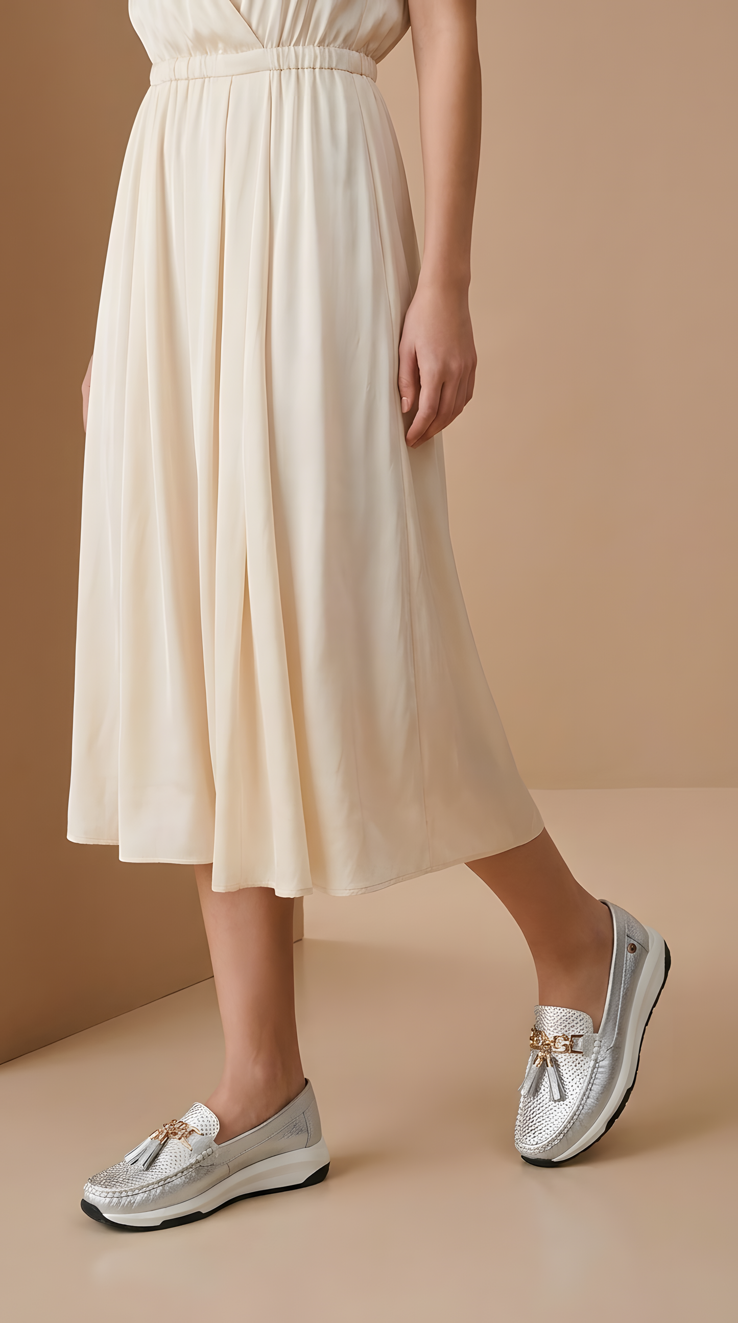 Mocasines Cómodos de Cuero para Mujer