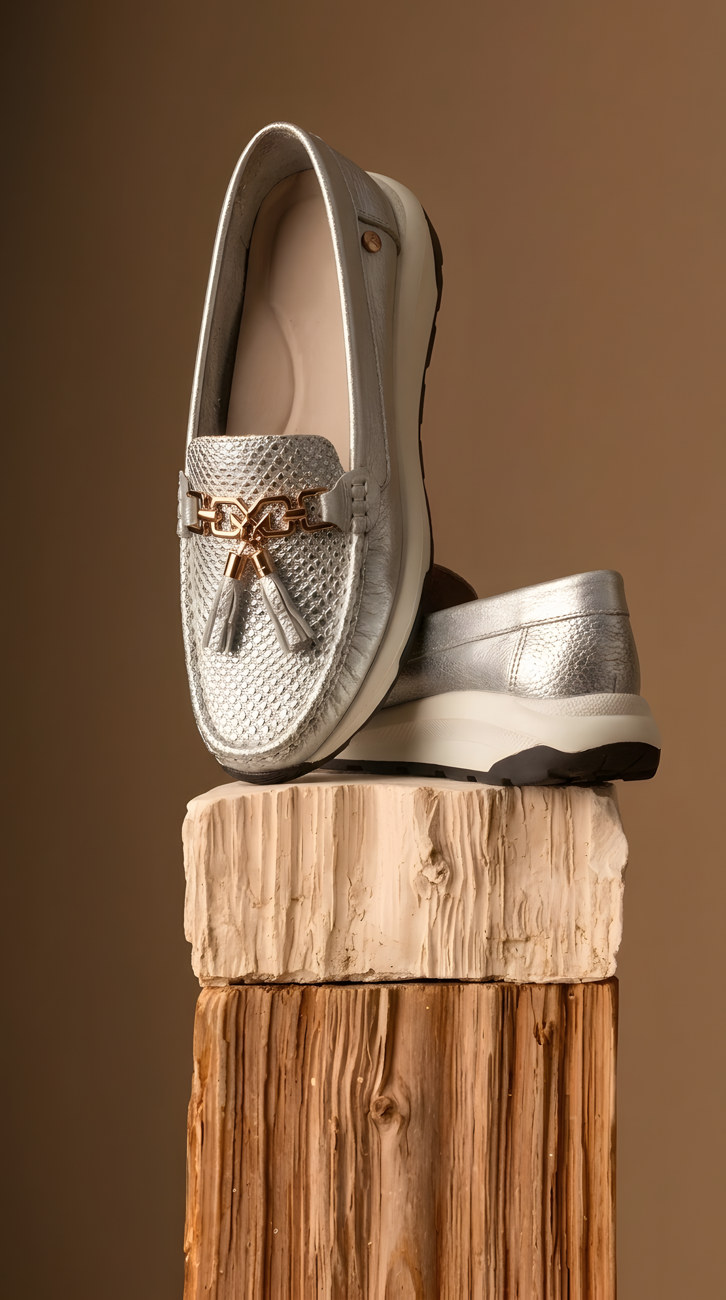 Mocasines Cómodos de Cuero para Mujer