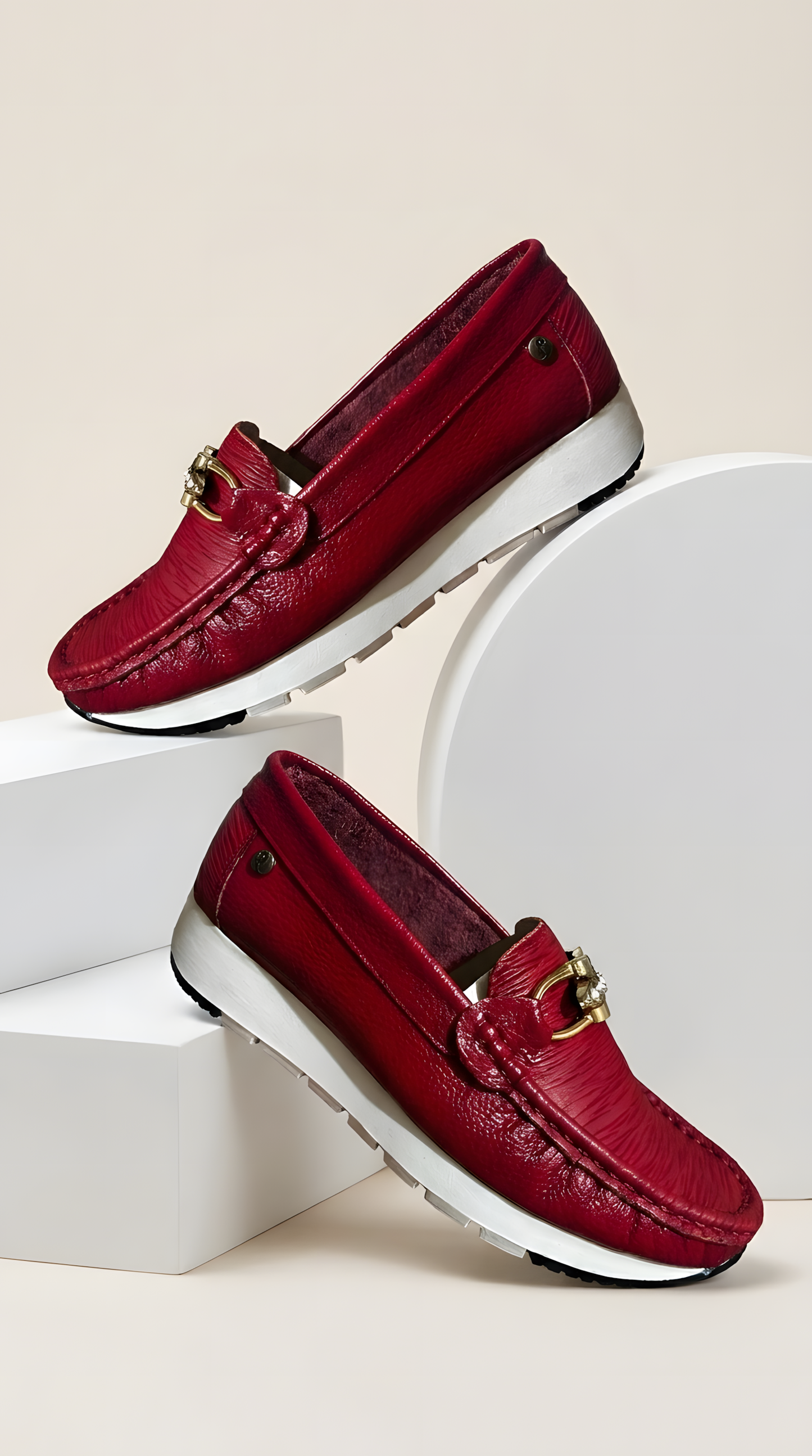 Mocasines para dama, cómodos, elegantes, de vestir en cuero