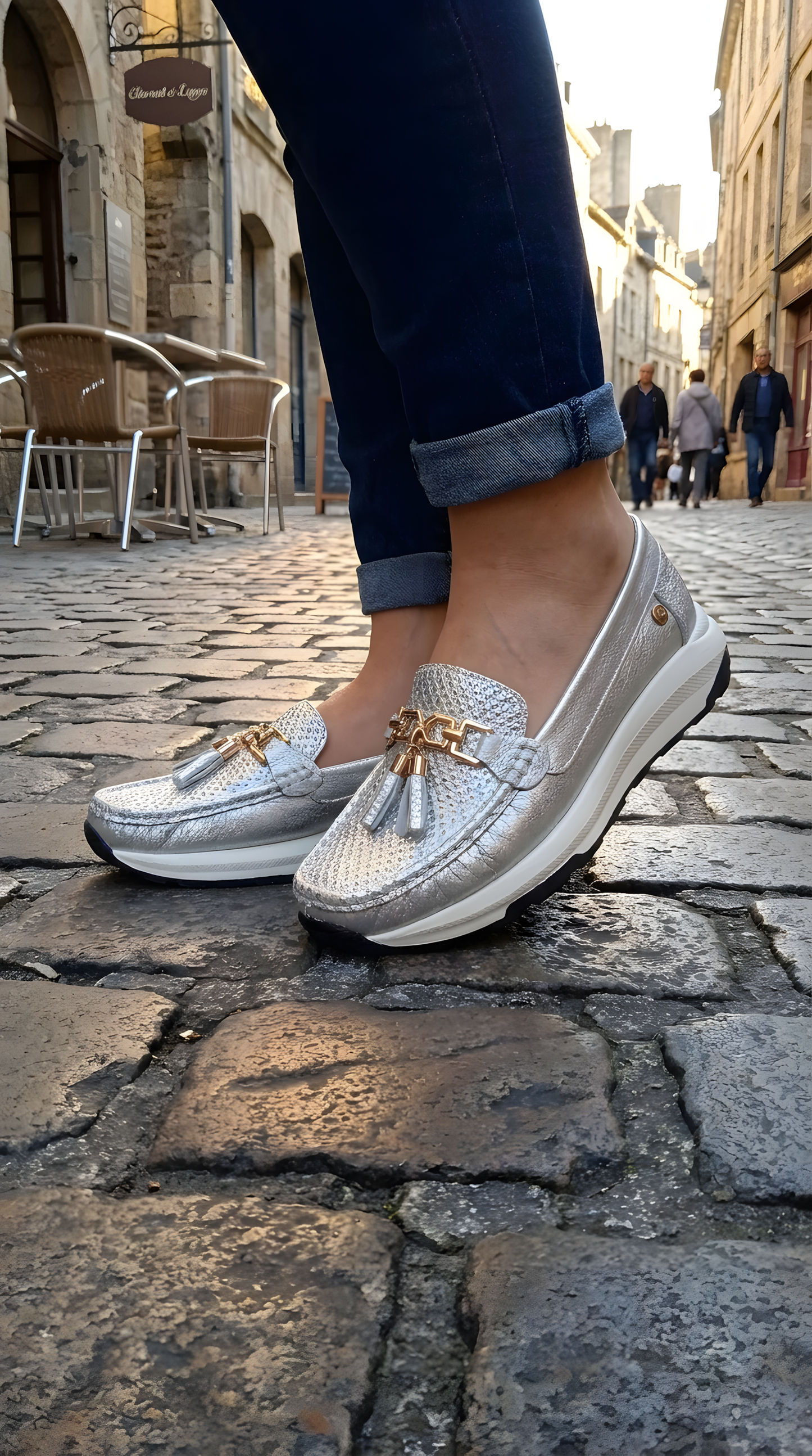 Mocasines Cómodos de Cuero para Mujer