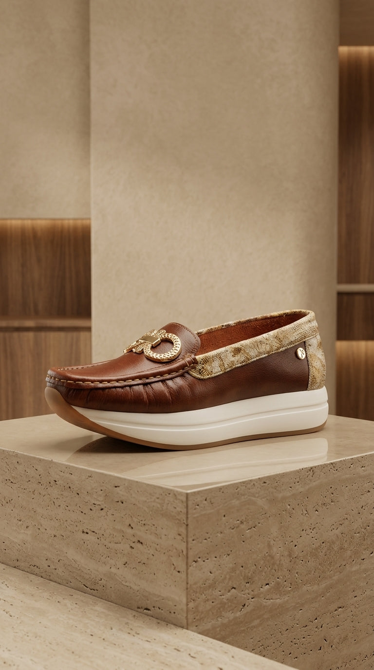 Mocasines Mujer en Cuero | Zapatos Mocasines Mujer | Estilo Gommi | Ramos