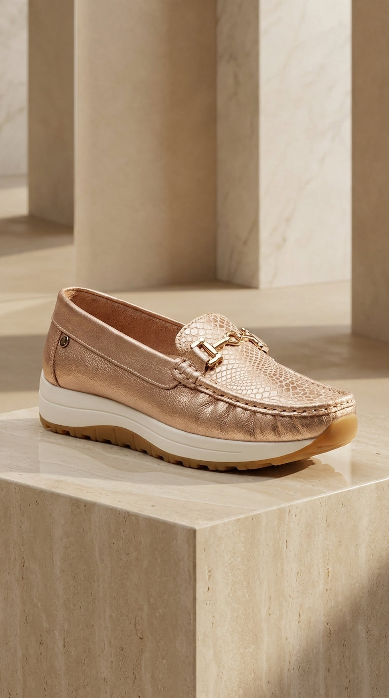 Mocasines Mujer en Cuero | Zapatos Mocasines Mujer | Estilo Gommi | Ramos